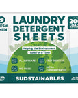 Laundry Detergent Sheets (100 sheets 200 loads)