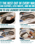 Laundry Detergent Sheets (100 sheets 200 loads)