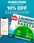 Laundry Detergent Sheets (100 sheets 200 loads)