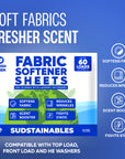 Fabric Softener Sheets for Washer (30 Sheets)