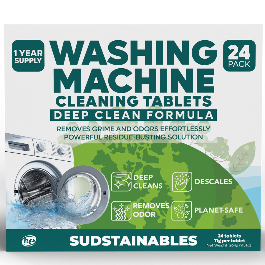 Washing Machine Cleaning Tablets (24 Pack)