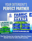 Fabric Softener Sheets for Washer (30 Sheets)
