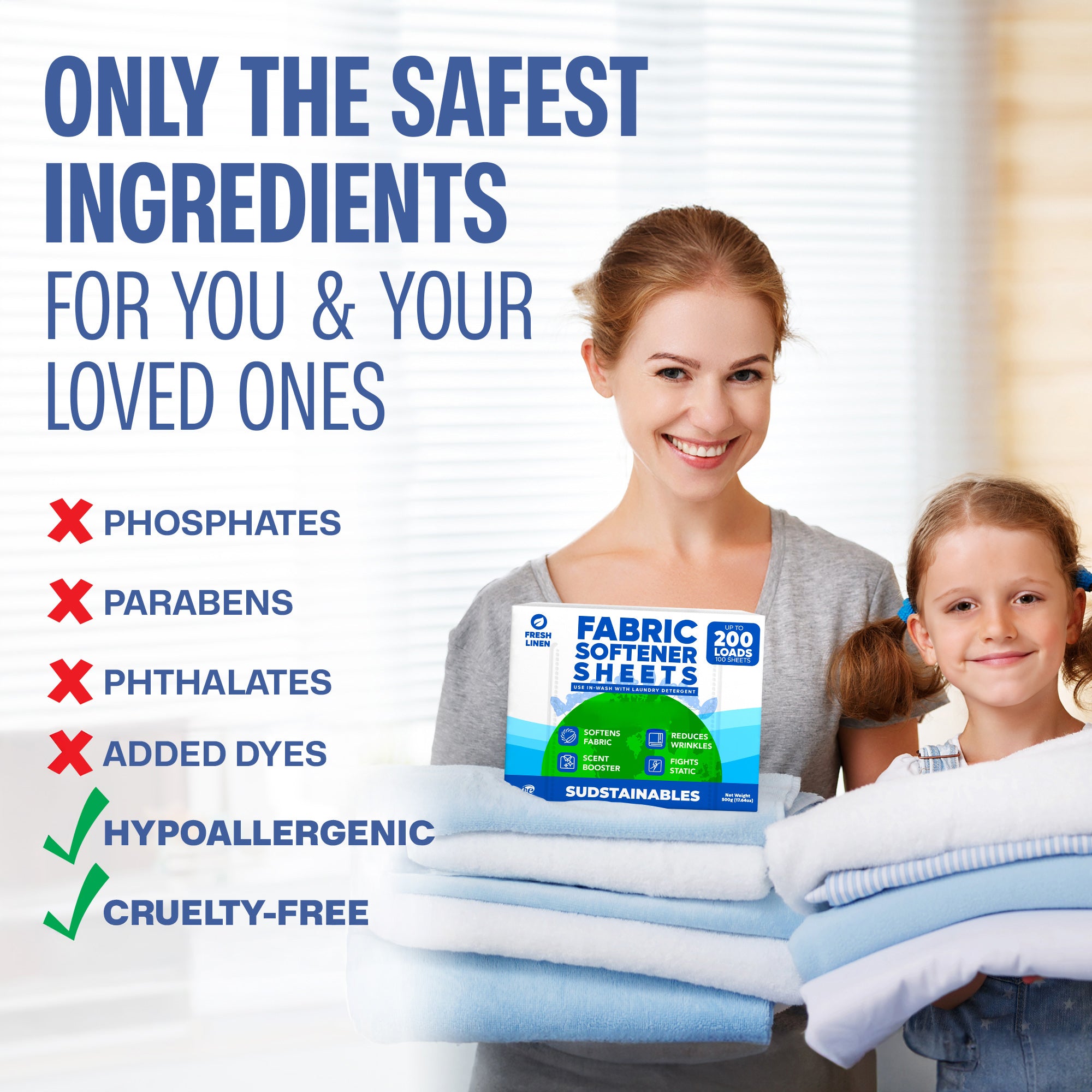 Fabric Softener Sheets for Washer