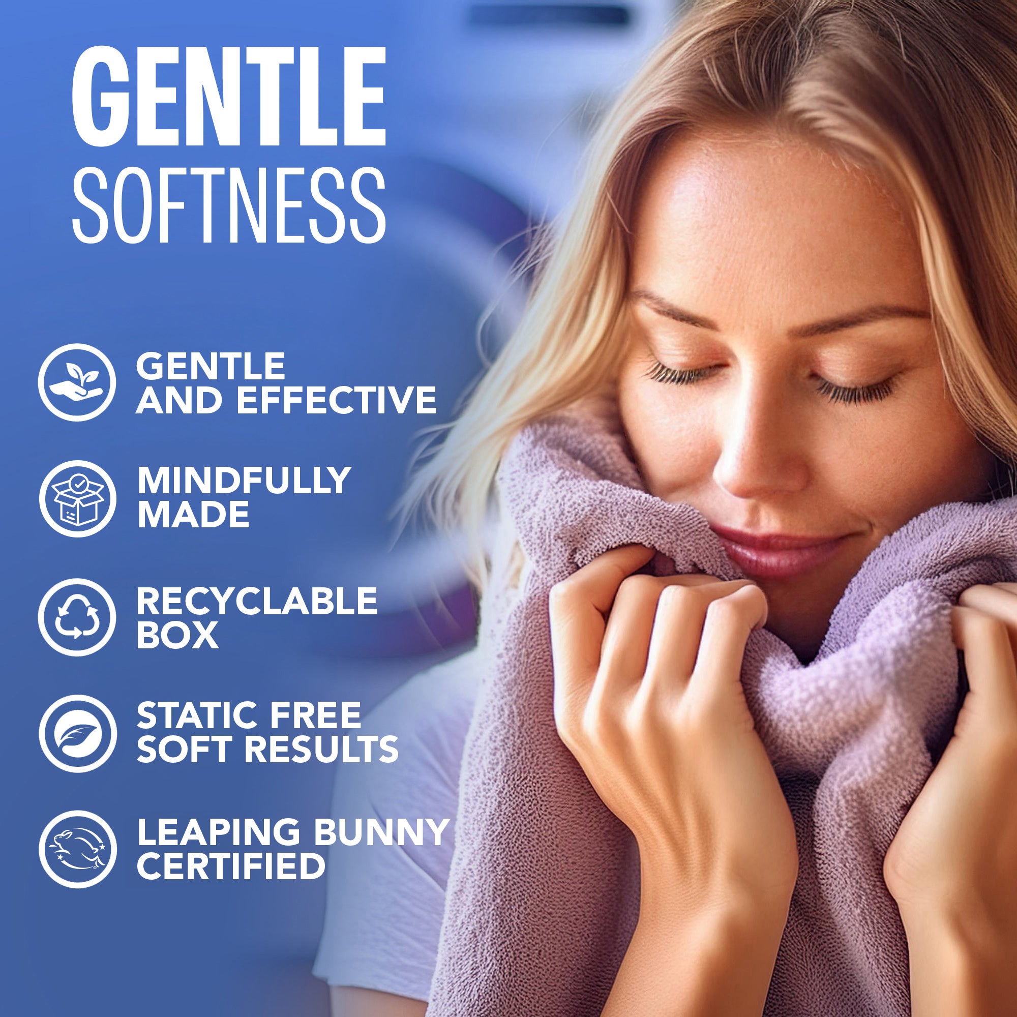 Fabric Softener Sheets for Washer (30 Sheets)