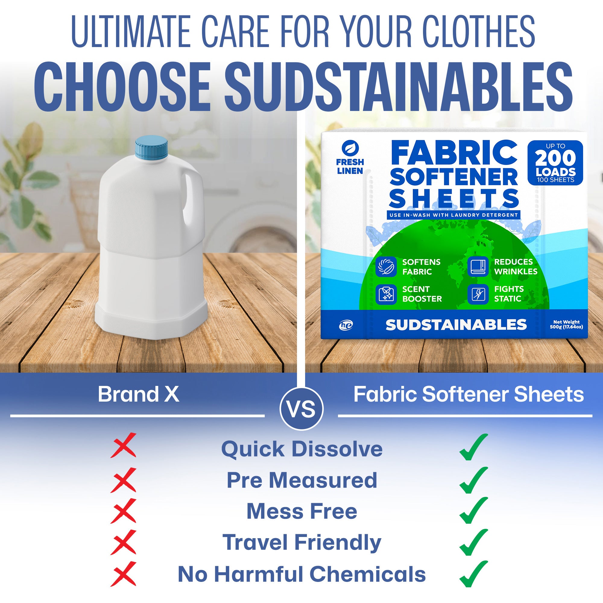 Fabric Softener Sheets for Washer