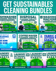 Dishwasher Cleaner and Deodorizer Tablets, 24 Pack