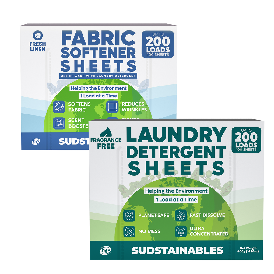 Laundry Sheets & Fabric Softener Bundle