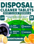 Garbage Disposal Cleaner Tablets 24-Pack