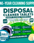 Garbage Disposal Cleaner Tablets 24-Pack