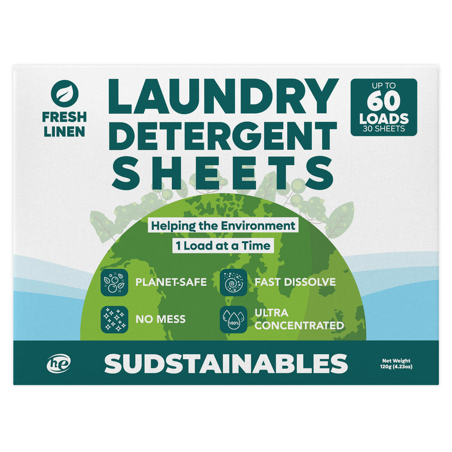 Laundry Detergent Sheets (30 sheets 60 loads)