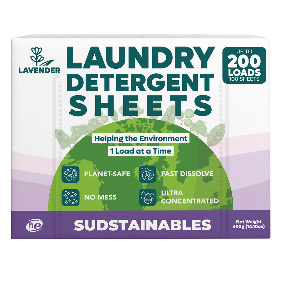 Laundry Detergent Sheets (100 sheets 200 loads)