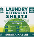 Laundry Detergent Sheets (30 sheets 60 loads)