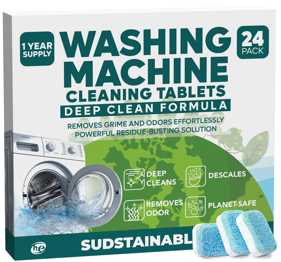 Washing Machine Cleaning Tablets (24 Pack)