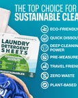 Laundry Detergent Sheets (100 sheets 200 loads)