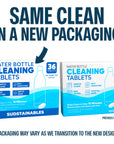 Water Bottle Cleaning Tablets 36 Pack)