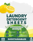 Laundry Detergent Sheets (100 sheets 200 loads)