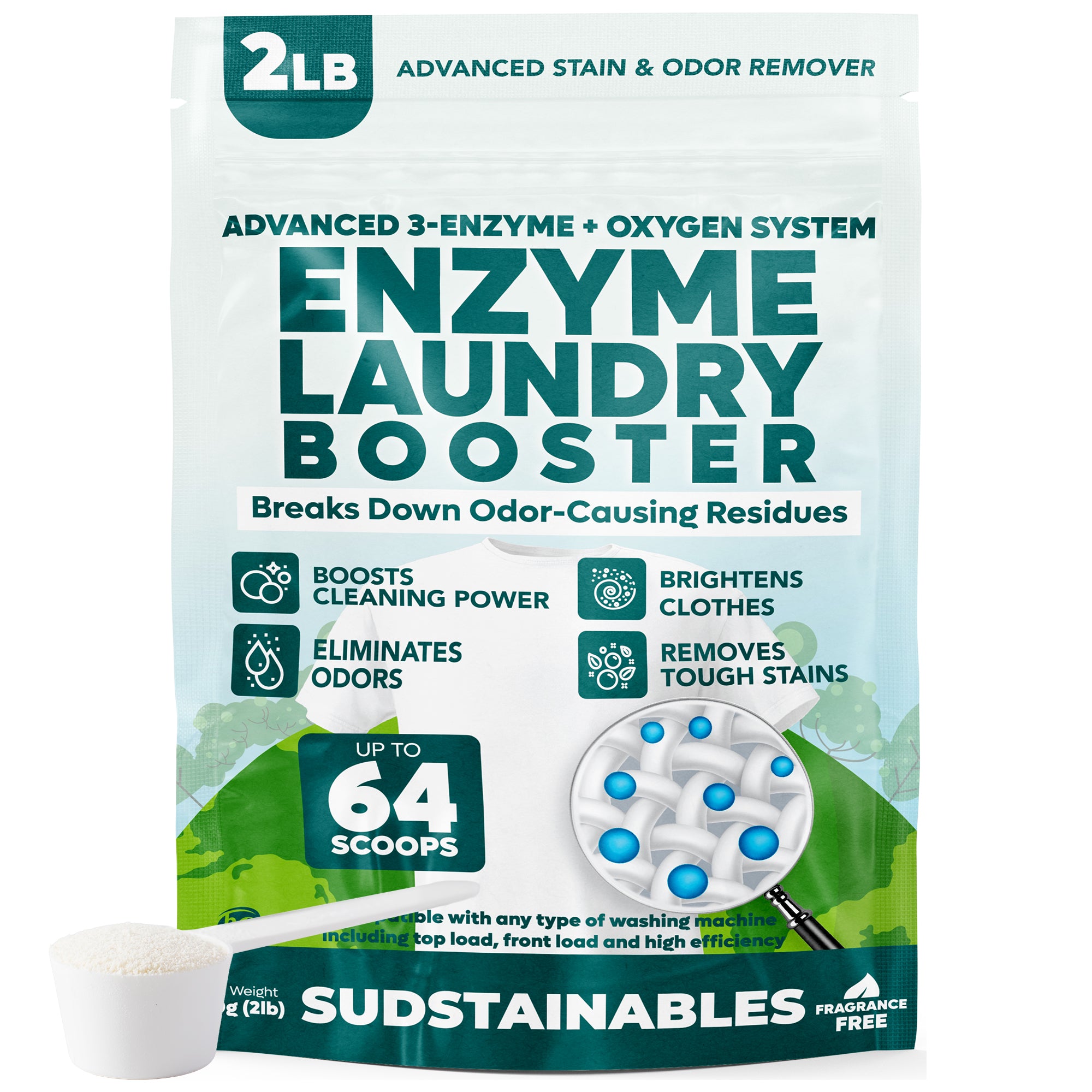 Sudstainables Enzyme Laundry Booster Powder