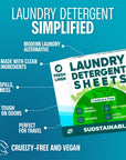Laundry Detergent Sheets (100 sheets 200 loads)