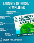 Laundry Detergent Sheets (100 sheets 200 loads)