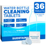 Water Bottle Cleaning Tablets 36 Pack)