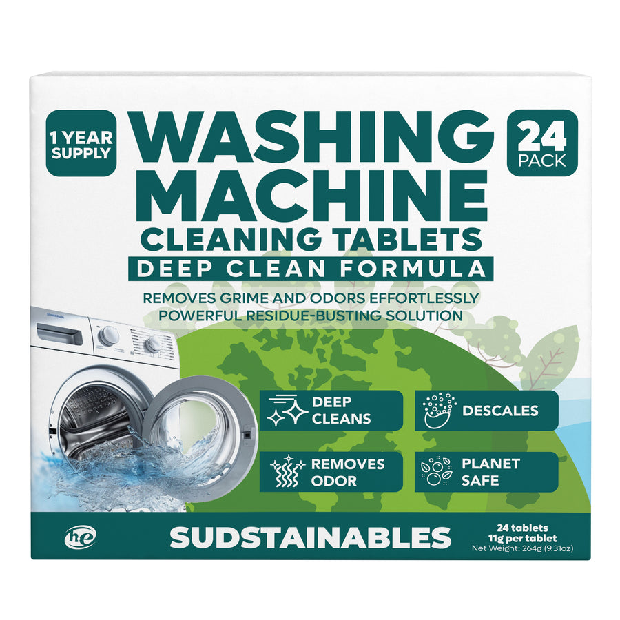 Washing Machine Cleaning Tablets (24 Pack)