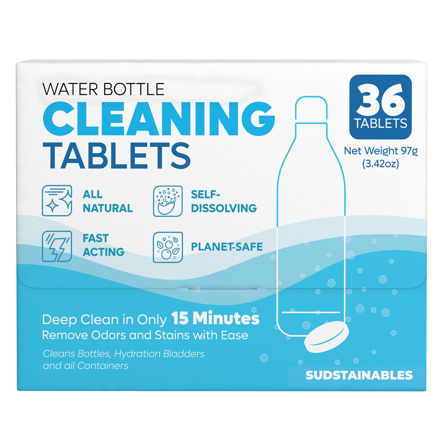 Water Bottle Cleaning Tablets 36 Pack)