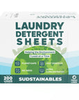 Laundry Detergent Sheets (100 sheets 200 loads)