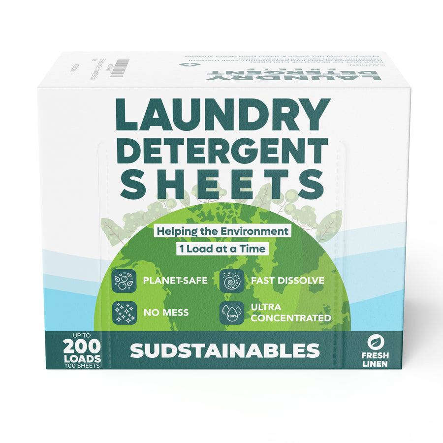 Laundry Detergent Sheets (100 sheets 200 loads)