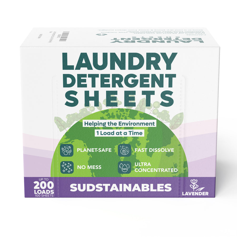 Laundry Detergent Sheets (100 sheets 200 loads)